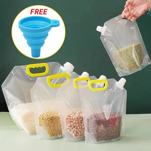 🎁Spring Cleaning Big Sale-30% OFF🥕Grain Moisture-proof Sealed Bag(Funnel FOR GIFT TODAY!)
