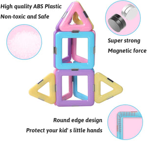 🎁Children's Day Pre-Sale-50% OFF🎀40PCS Castle Magnetic Building Blocks Kids Toys for 3+ Years Old Gifts