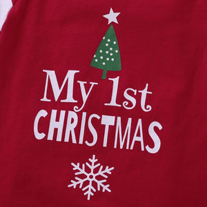 Newborn Baby Christmas Letter Clothes