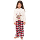 🎁New Year Hot Sale-30% OFF🔥Family Matching Reindeer Plaid Cotton Pajamas Set