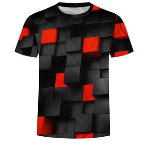 Buy 3D Squares T-shirt