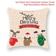 Merry Christmas Cushion Cover Santa Claus Elk Christmas Decoration For Home