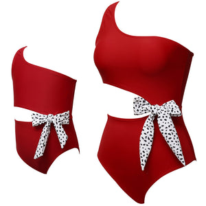 🎉Spring Sale 50% Off - Bowknot One-Piece Backless Mommy and Me Swimsuit