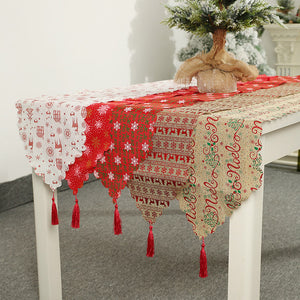 Christmas Flower Tablecloth