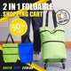 🎁New Year Hot Sale-50% OFF🍓2 In 1 Foldable Shopping Cart