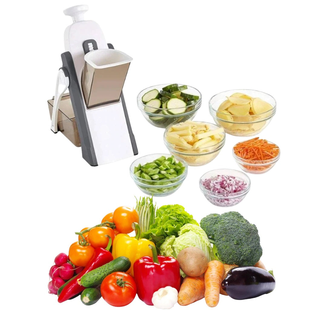 Ppjsks 5-in-1 Multifunction Kitchen Chopping Artifactl Levels To