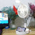 🎁Christmas Big Sale-50% OFF🏊Portable Telescopic USB Fan With Mist humidifier LED Light