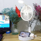 🎁Semi-Annual Sale-50% OFF🏊Portable Telescopic USB Fan With Mist humidifier LED Light