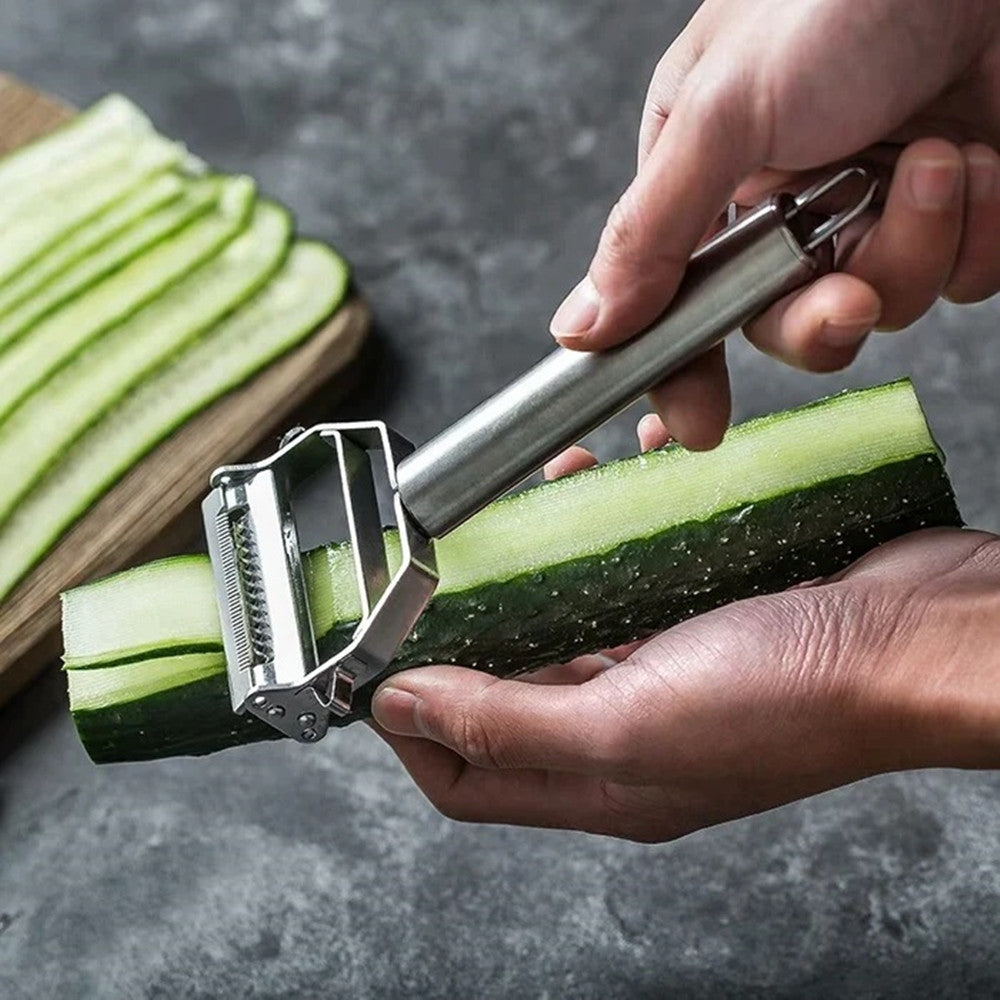 Fruit Peeler Knife Cucumber Carrot Zucchini Shaving Thin Slicer Stainless  Steel