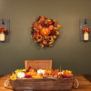 Mickey Mouse Fall Harvest Wreath