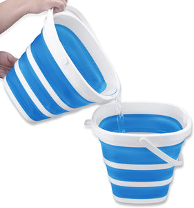 Folding Foldable Collapsible Bucket for Outdoor Garden Camping Fishing Car Wash Space Saving