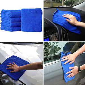 10 PCS 25 X 25cm Cloths Cleaning Duster Microfiber Car Towel
