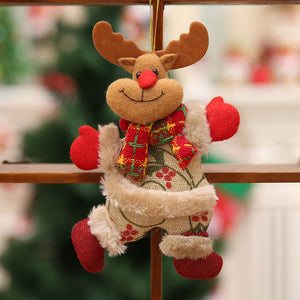 Christmas Home Decoration Santa Snowman Elk Doll