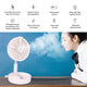 🎁New Year Hot Sale-50% OFF🏊Portable Telescopic USB Fan With Mist humidifier LED Light