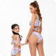 High Waist  & Floral Bikni Mommy and Me Swimsuit