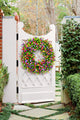 💐🎉Farmhouse Colorful Cottage Wreath (🎁Halloween Day Pre-Sale🎁)