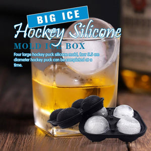 Big Ice Hockey Silicone Mold Ice Box