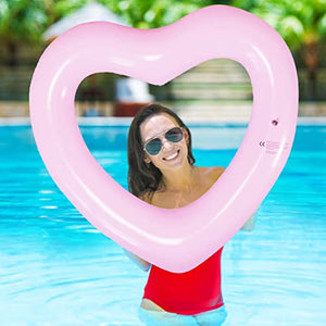 Heart Shaped Swimming Pool Float