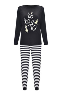 「🎄Xmas Sale - 40% Off」Family Matching Letter Graphic Family Look Pajama Set
