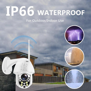 1080p wireless outdoor ip security camera with night vision