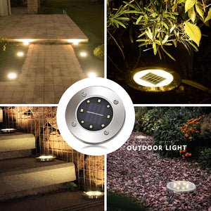 LED Solar Powered Waterproof Ground Lights