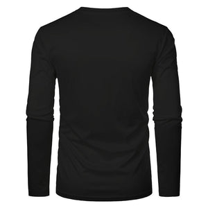 3D Graphic Printed Long Sleeve Shirts Black Cat