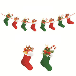 Christmas Hanging Flag 3m Banners Decoration