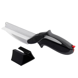 🎁Early Christmas Sale-50% OFF🍅2-in-1 Kitchen Knife & Cutting Board Steel Knife