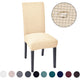 Soft Washable Elastic Polyester Fabric All-Inclusive Solid Chair Cover