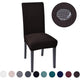 Soft Washable Elastic Polyester Fabric All-Inclusive Solid Chair Cover