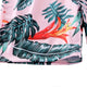 Family Matching Pink Tropical Plants Swimsuits