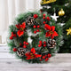 Christmas Decorative Flower Wreath