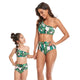 🎉Spring Sale 50% Off - Ruffled Split High Waist Tie Bikini Mommy and Me Swimsuit