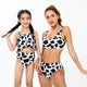 Black And White Pattern Bikini Mommy And Me Swimsuit