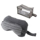 2-in-1 travel pillow with eye mask