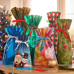 Drawstring Christmas Gift Bags(30PCS)